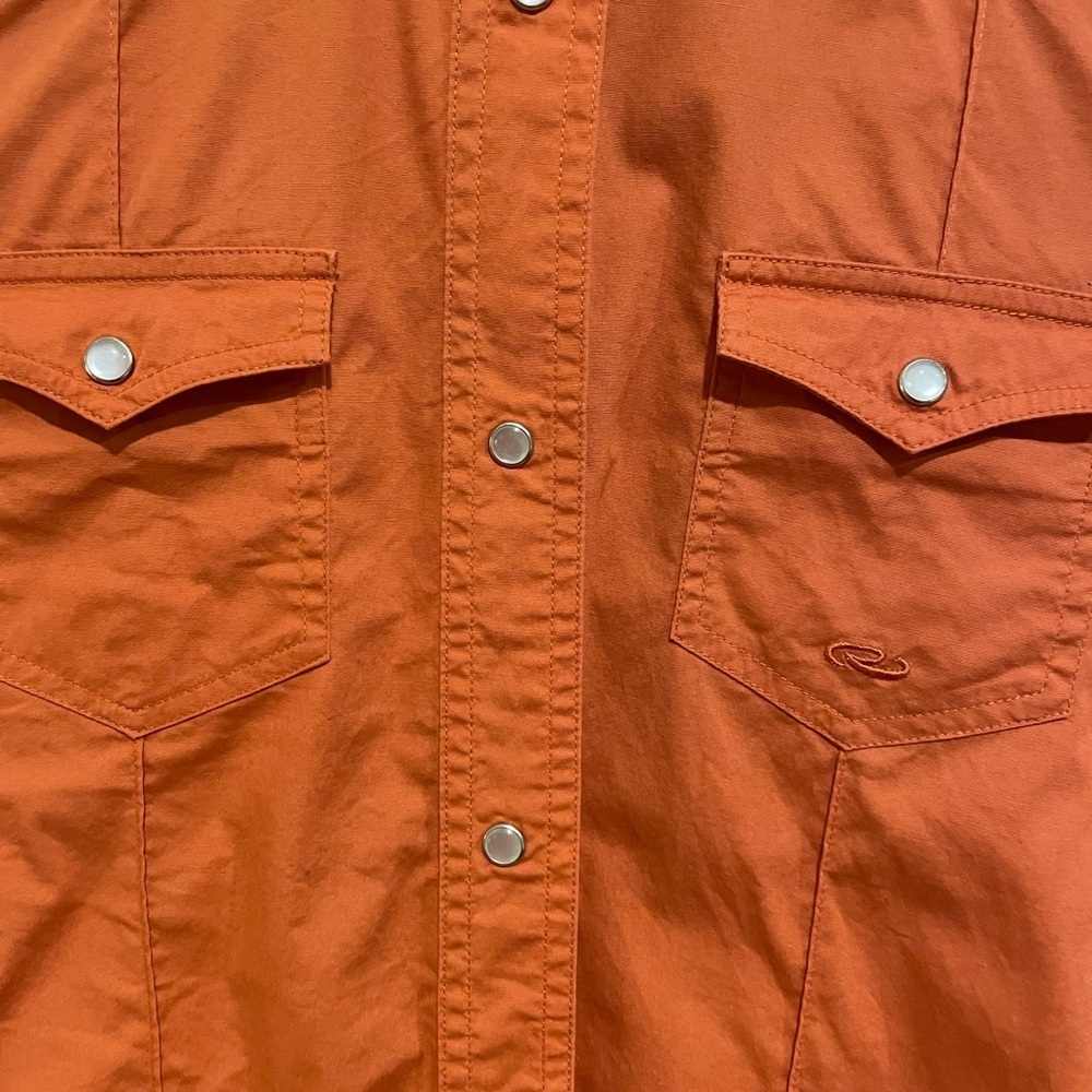 Men’s Roper Vibrant Orange Shirt - Picture 2 of 4